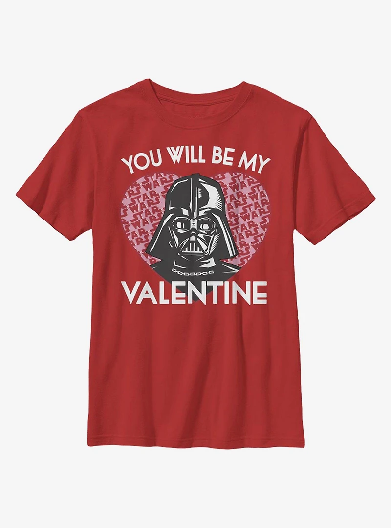 Star Wars Darth Vader Valentine Youth T-Shirt