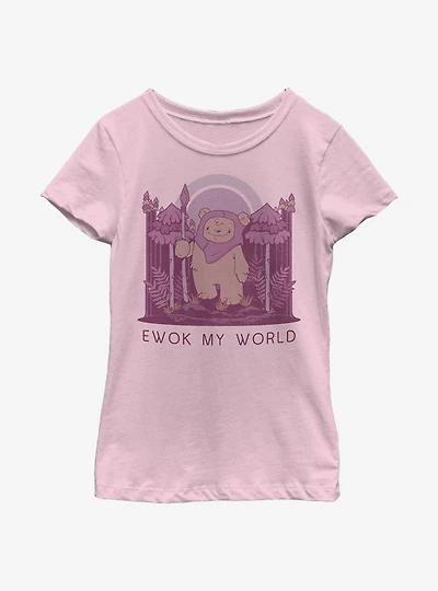 Star Wars Ewok My World Youth Girls T-Shirt