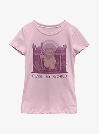 Star Wars Ewok My World Youth Girls T-Shirt