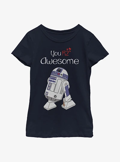 Star Wars You R2 Awesome Youth Girls T-Shirt