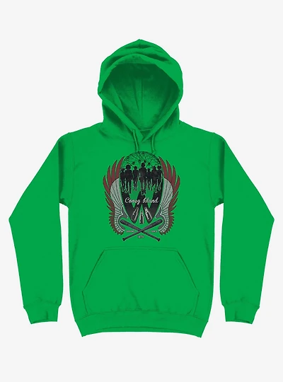 Warriors Are Home Coney Island Irish Green Hoodie