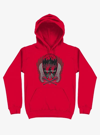 Warriors Are Home Coney Island Red Hoodie