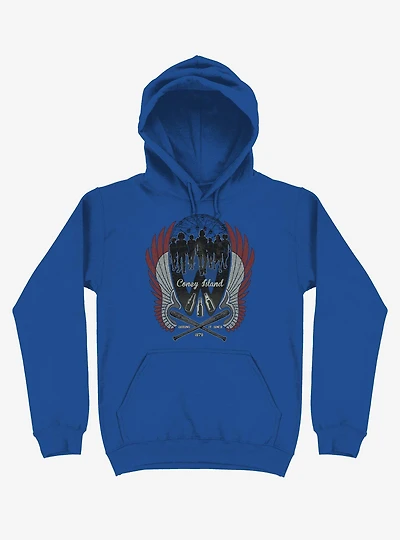 Warriors Are Home Coney Island Royal Blue Hoodie