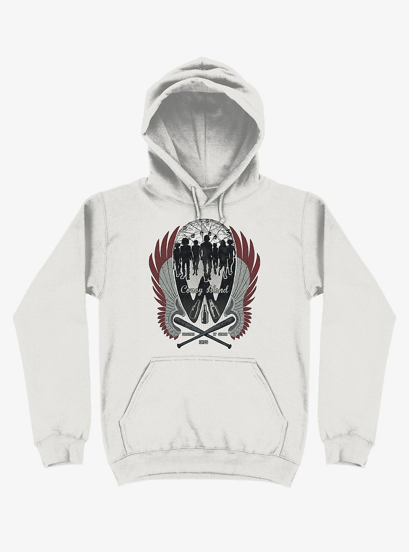 Warriors Are Home Coney Island White Hoodie