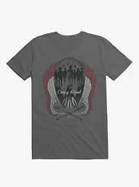 Warriors Are Home Coney Island Charcoal Grey T-Shirt