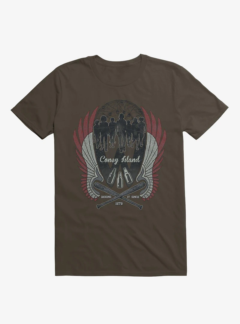 Warriors Are Home Coney Island Brown T-Shirt