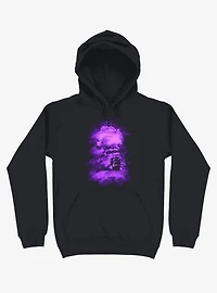Ship Sailing Into The End Of Bright World Black Hoodie