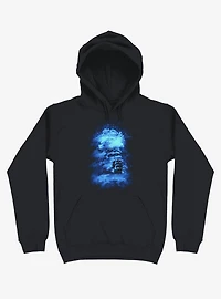 Ship Sailing To The End Of Bright World Black Hoodie