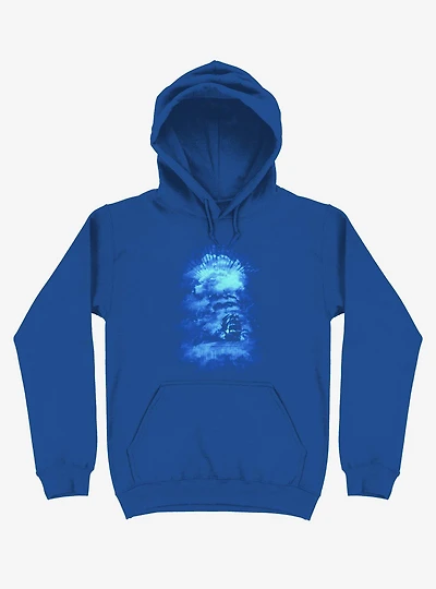 Ship Sailing To The End Of Bright World Royal Blue Hoodie