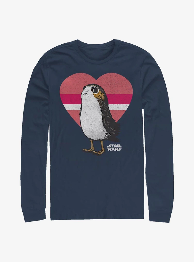 Star Wars Episode VIII The Last Jedi Porg Love Long-Sleeve T-Shirt