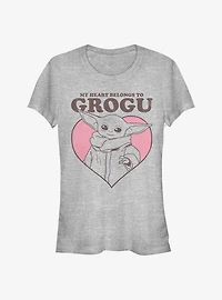 Star Wars The Mandalorian My Heart Belongs To Child Girls T-Shirt