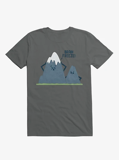 Brain Freeze! Mount Everest Charcoal Grey T-Shirt