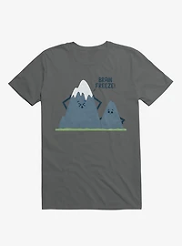 Brain Freeze! Mount Everest Charcoal Grey T-Shirt