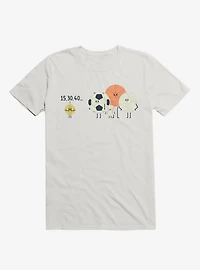 Sports Balls Playing Hide And Seek White T-Shirt