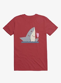 Ice Cream Shark Red T-Shirt