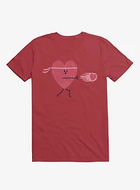 Power Of Love Heart Red T-Shirt