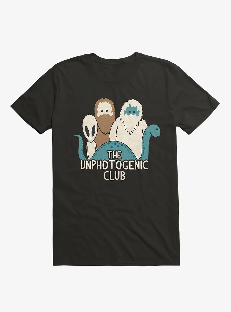 The Unphotogenic Club Mythical Creatures Black T-Shirt