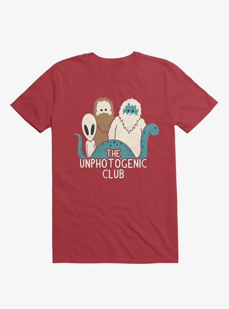 The Unphotogenic Club Mythical Creatures Red T-Shirt