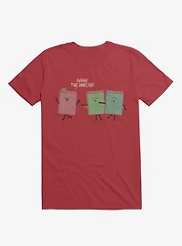 Aaah! The Unread! Running Books Red T-Shirt