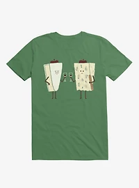 Frencheeses Cheeses Drinking Wine Irish Green T-Shirt