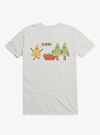 Aliens! Chip Guacamole Dip White T-Shirt
