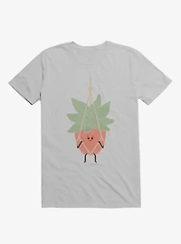 Hang There House Plant Ice Grey T-Shirt