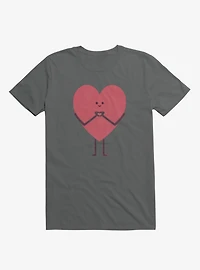 Heart Making Hands Charcoal Grey T-Shirt