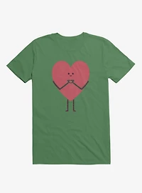 Heart Making Hands Irish Green T-Shirt