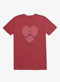 Heart Making Hands Red T-Shirt