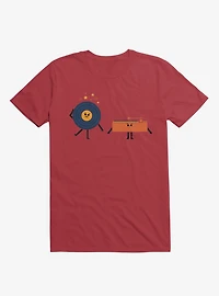 Dizzy Record With Player Red T-Shirt
