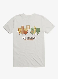 Eat The Rich (In Vitamins) Food White T-Shirt