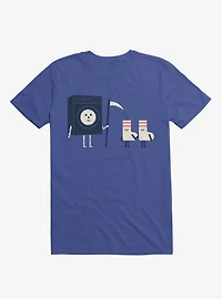 Grim Washer Vs. Socks Royal Blue T-Shirt