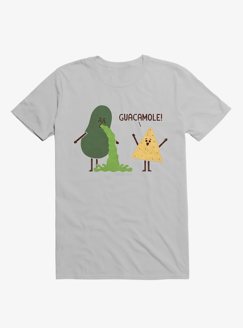 Guacamole Throw Up Ice Grey T-Shirt