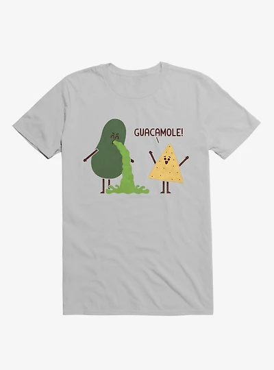 Guacamole Throw Up Ice Grey T-Shirt