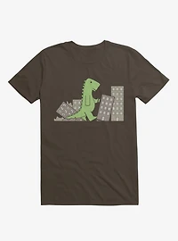 Phonezilla Terrorize City Brown T-Shirt