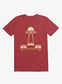 The Sushi Abduction Red T-Shirt