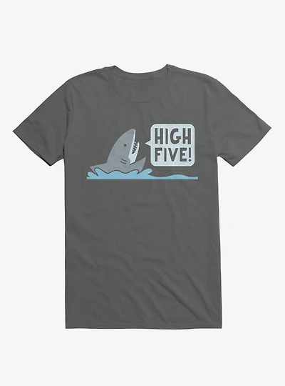 Shark High Five Charcoal Grey T-Shirt