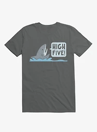Shark High Five Charcoal Grey T-Shirt