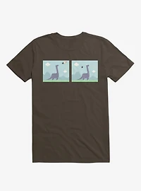Dinosaur Meh-Teor Brown T-Shirt