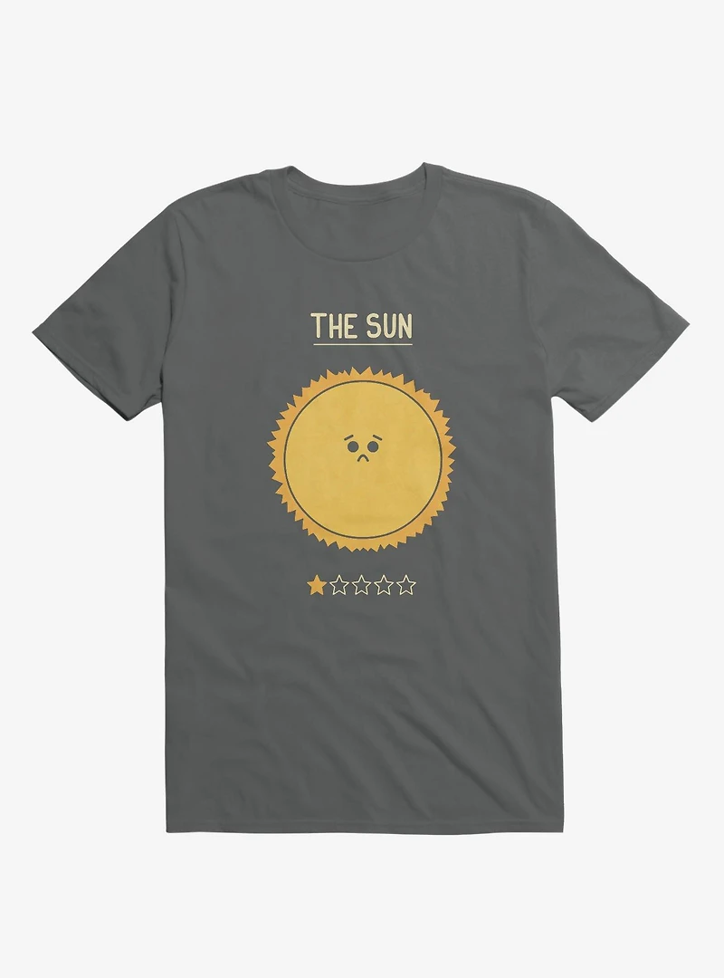 The Sun One Star Rating Charcoal Grey T-Shirt