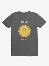 The Sun One Star Rating Charcoal Grey T-Shirt