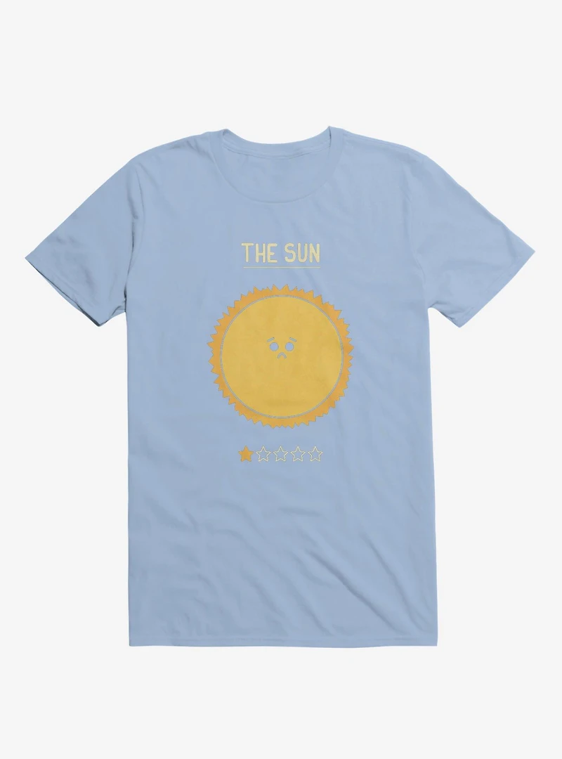 The Sun One Star Rating Light Blue T-Shirt