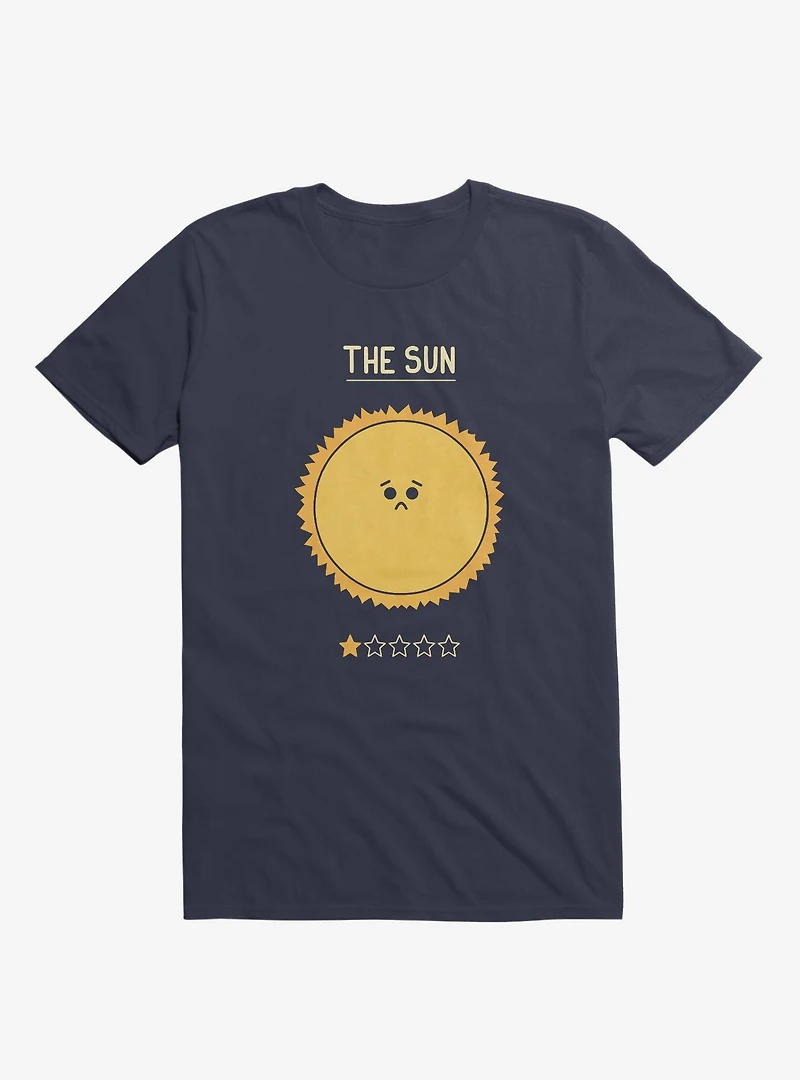 The Sun One Star Rating Navy Blue T-Shirt