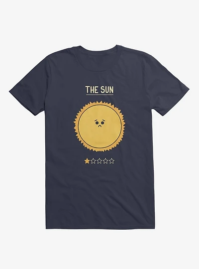 The Sun One Star Rating Navy Blue T-Shirt