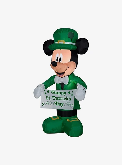 Disney Mickey Mouse St. Patricks Day Airblown
