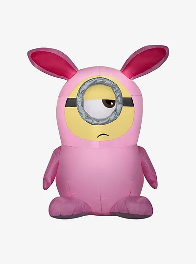 Minions Stuart In Pink Bunny Suit Universal Airblown
