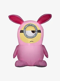 Minions Stuart In Pink Bunny Suit Universal Airblown