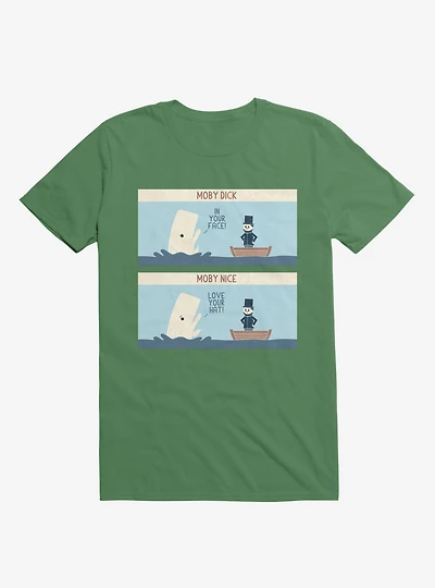 Moby Dick Nice Irish Green T-Shirt