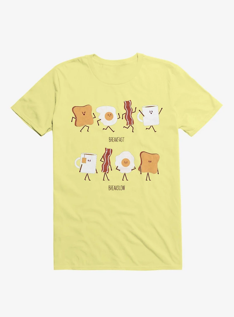Opposites Breakfast Breakslow Corn Silk Yellow T-Shirt