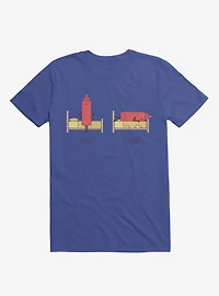 Opposites Ketchup Ketchdown Royal Blue T-Shirt